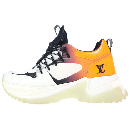 Louis Vuitton Run Away Line Sneakers Damier Low Cut Shoes Orange