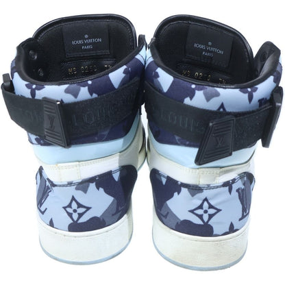Louis Vuitton Rivoli Line High Cut Sneakers Shoes Blue White 7.5 — view 3