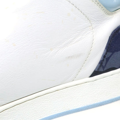 Louis Vuitton Rivoli Line High Cut Sneakers Shoes Blue White 7.5 — view 6