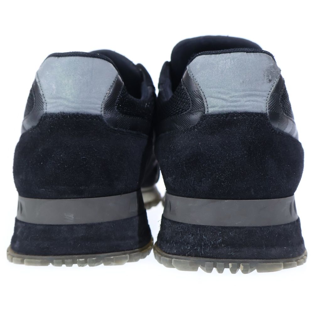 Louis Vuitton Run Away Line Sneakers Damier Low Cut Shoes Black — view 3