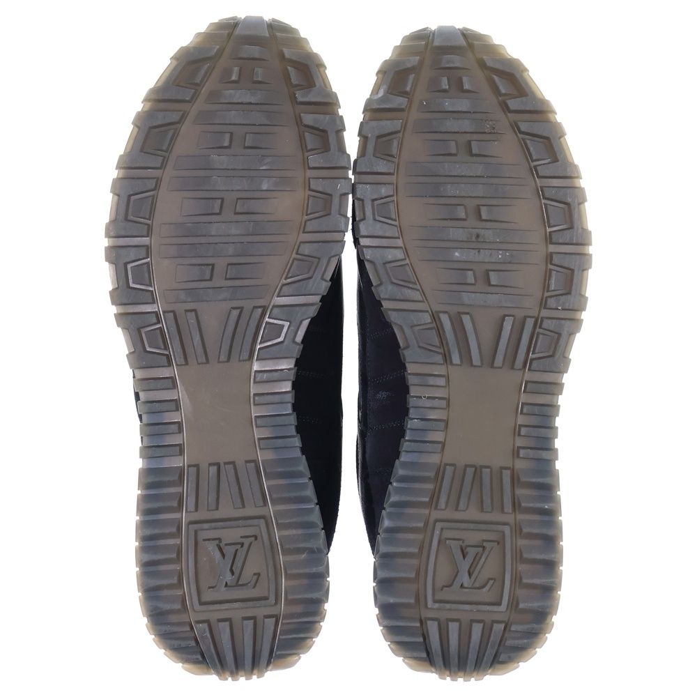 Louis Vuitton Run Away Line Sneakers Damier Low Cut Shoes Black — view 5