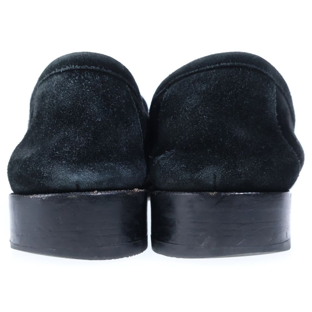 Saint Laurent Paris Suede Loafers Black — view 3