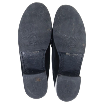 Saint Laurent Paris Suede Loafers Black — view 5