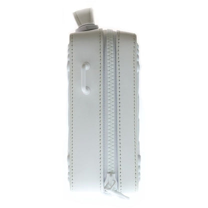 Louis Vuitton LV Ornament Soft Trunk Shoulder Bag Chain White Leather — view 3