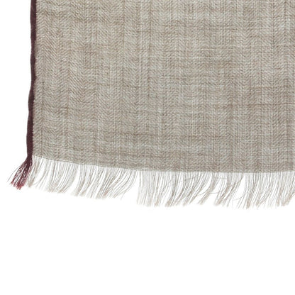 Hermes the Parade Print Rectangle Cashmere Shawl Gray Scarf — view 4