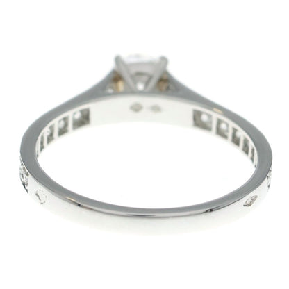 Van Cleef & Arpels Romance Solitaire Diamond Ring Platinum — view 2