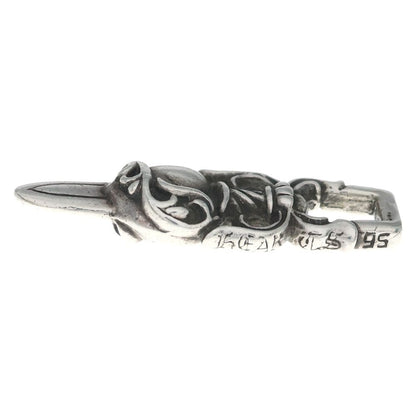 Chrome Hearts Dagger Heart Daga Pendant Top Silver — view 4