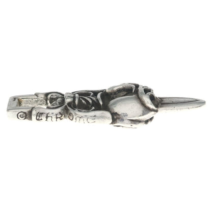 Chrome Hearts Dagger Heart Daga Pendant Top Silver — view 3