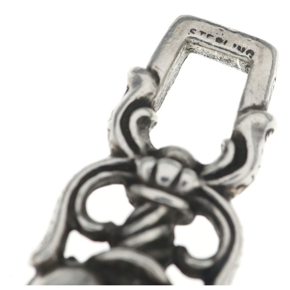 Chrome Hearts Dagger Heart Daga Pendant Top Silver — view 6