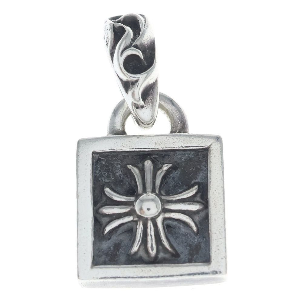 Chrome Hearts Framed CH Plus Charm Pendant Top Silver