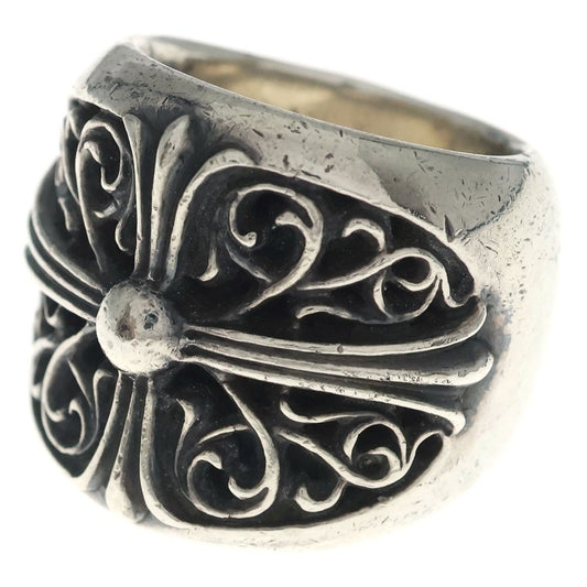 Chrome Hearts Classic Oval Cross Ring Silver