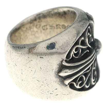 Chrome Hearts Classic Oval Cross Ring Silver — view 3
