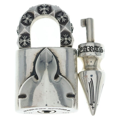 Chrome Hearts Padlock Flerknee Pendant Top Silver
