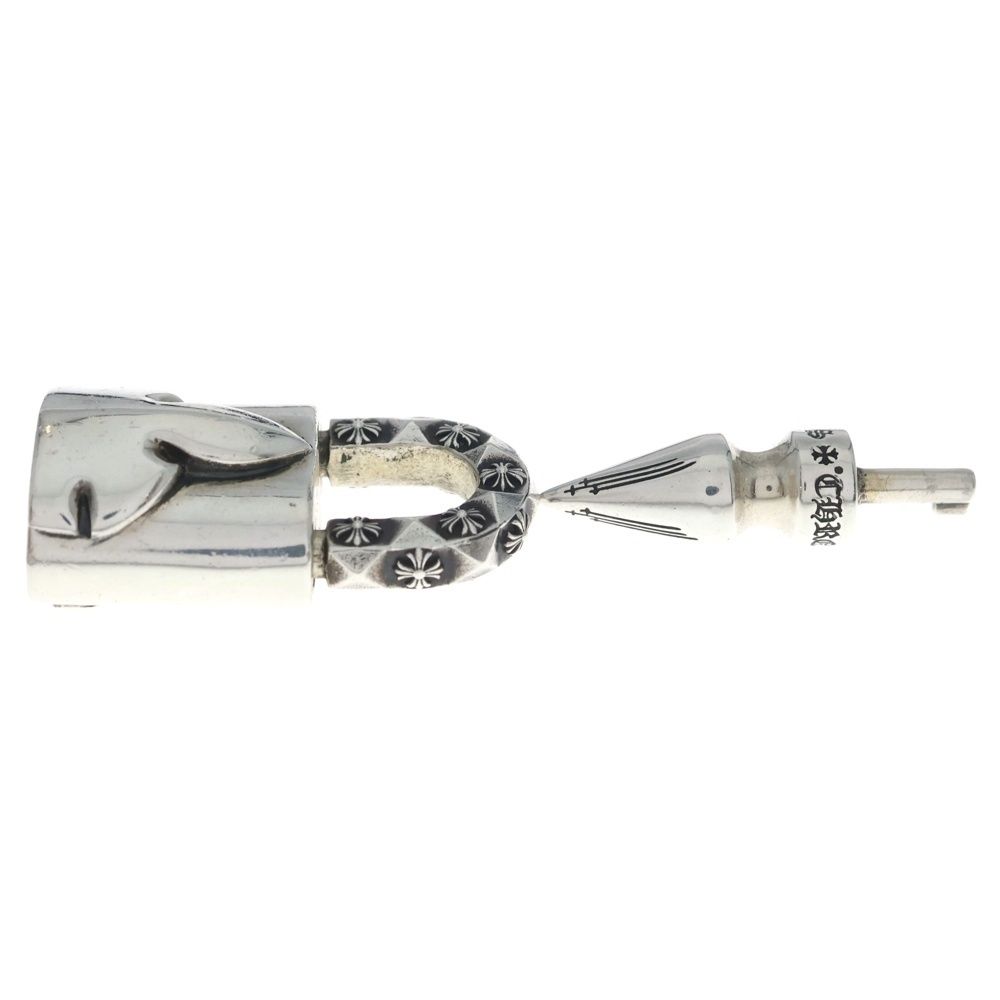Chrome Hearts Padlock Flerknee Pendant Top Silver — view 4