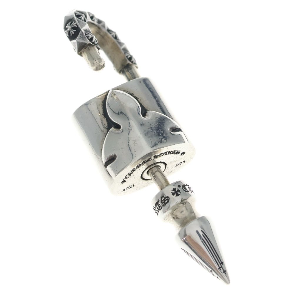Chrome Hearts Padlock Flerknee Pendant Top Silver — view 6