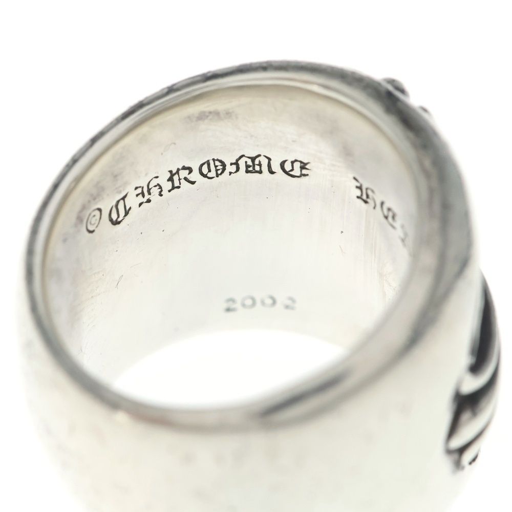 Chrome Hearts Classic Oval Cross Ring Silver — view 5