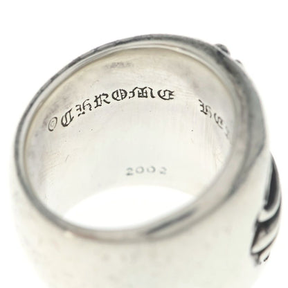Chrome Hearts Classic Oval Cross Ring Silver — view 5