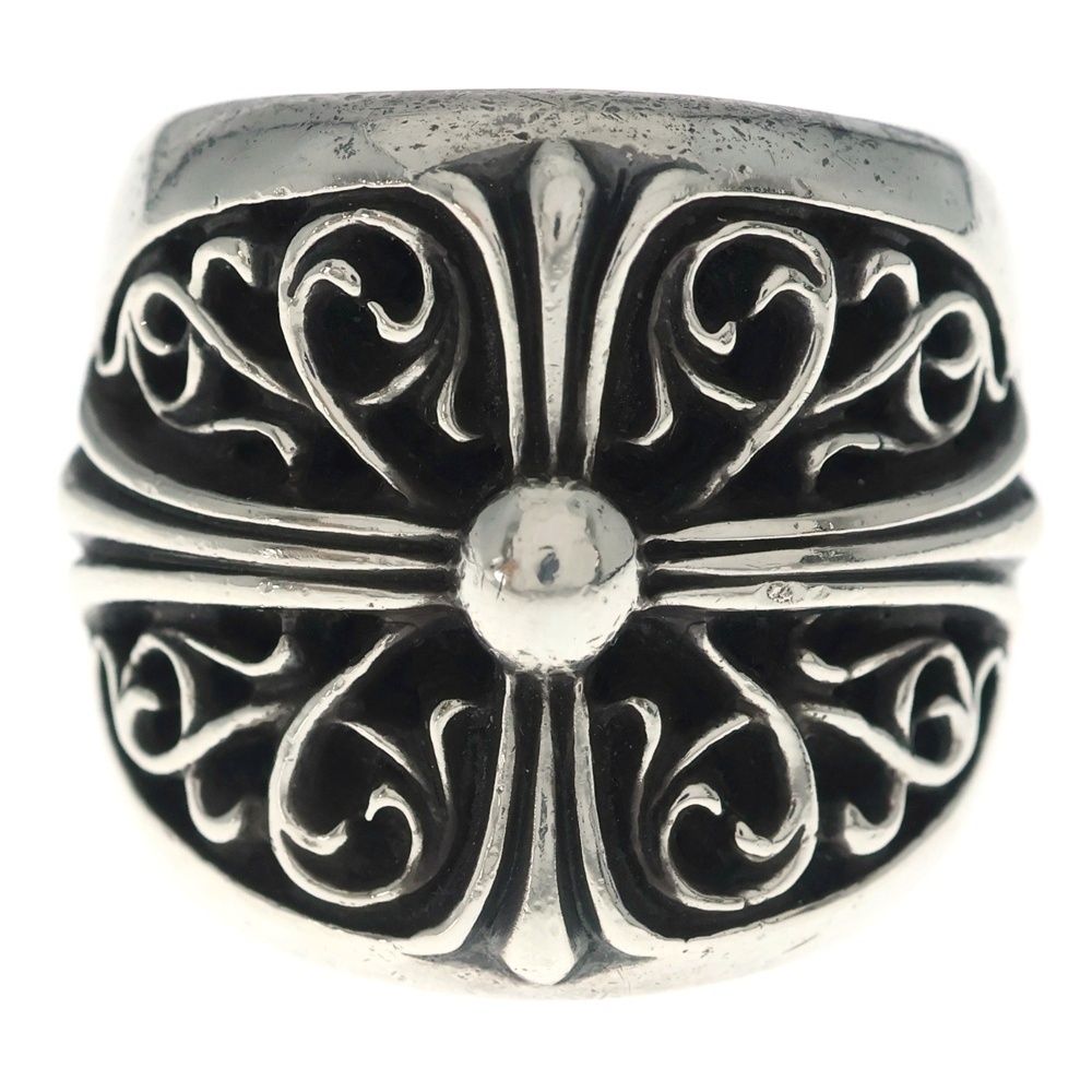 Chrome Hearts Classic Oval Cross Ring Silver — view 4