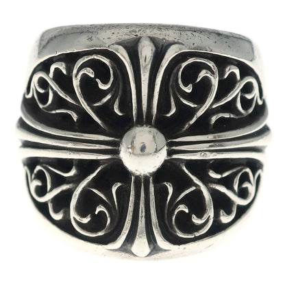 Chrome Hearts Classic Oval Cross Ring Silver — view 4