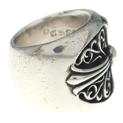 Chrome Hearts Classic Oval Cross Ring Silver — view 3
