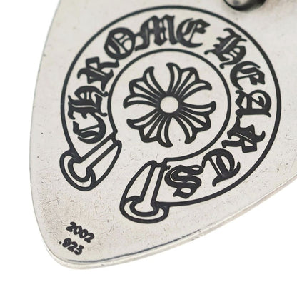 Chrome Hearts Guitar Pick Pendant Top Silver — view 5