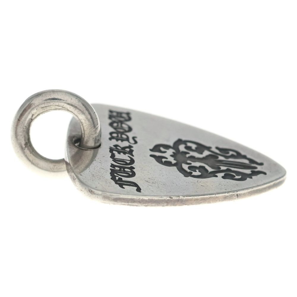 Chrome Hearts Guitar Pick Pendant Top Silver — view 3