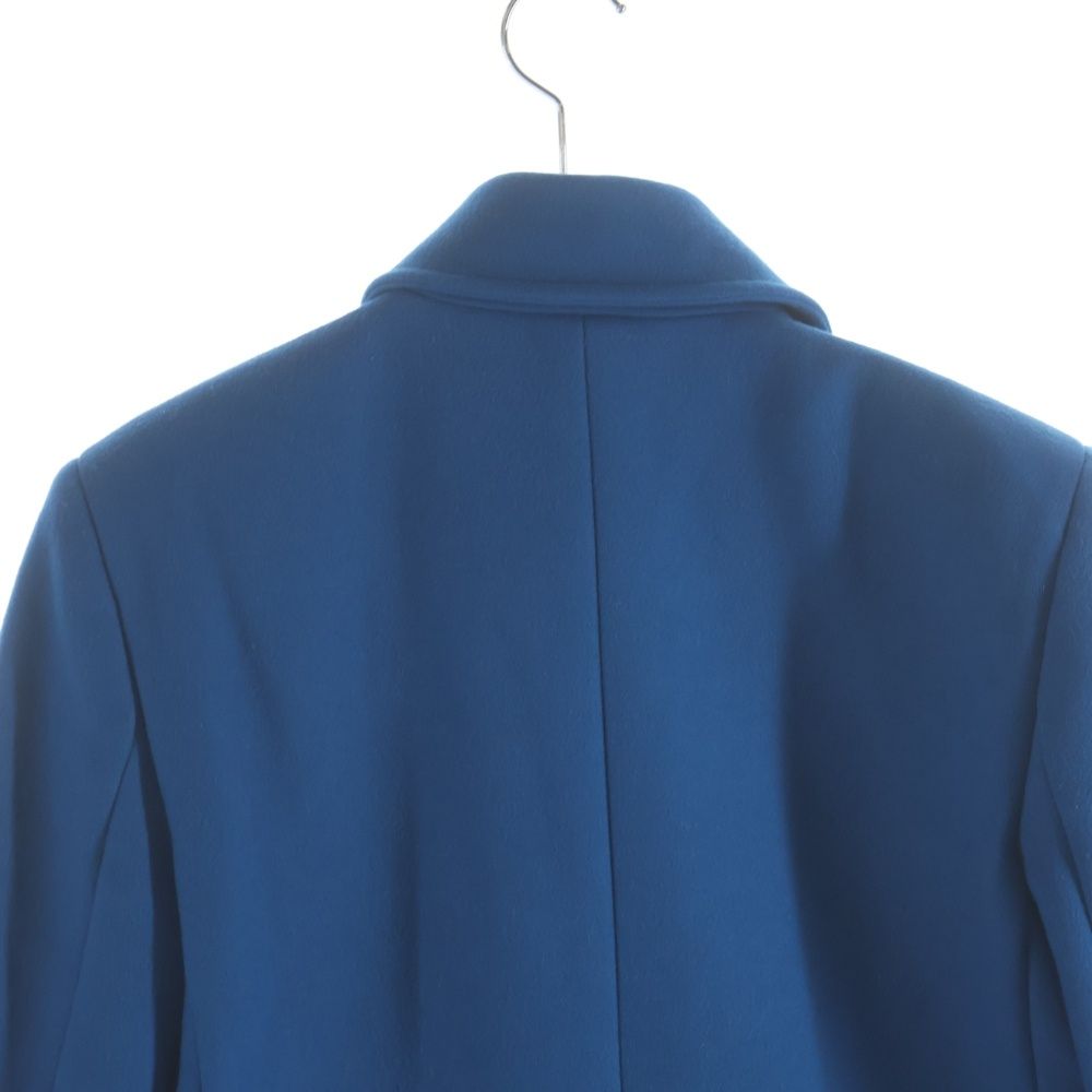 Versace Long Coat Blue Wool 42 — view 4