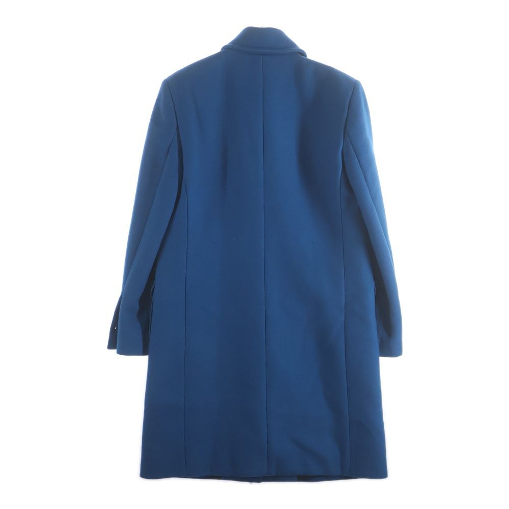 Versace Long Coat Blue Wool 42 — view 2