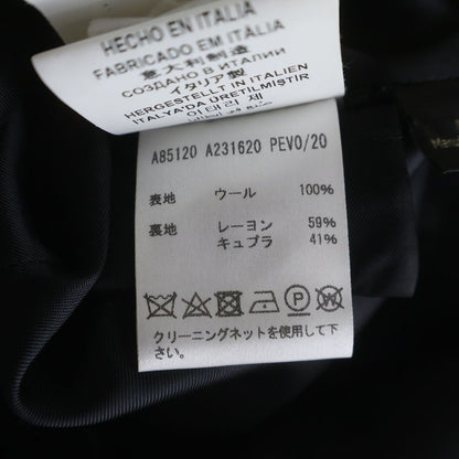 Versace Long Coat Blue Wool 42 — view 7