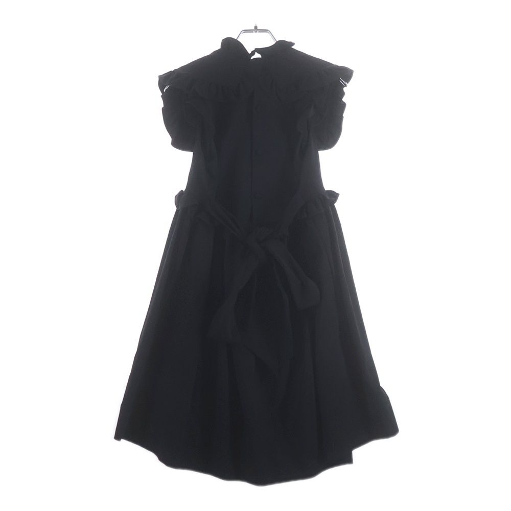 Balenciaga Frill Dress Black