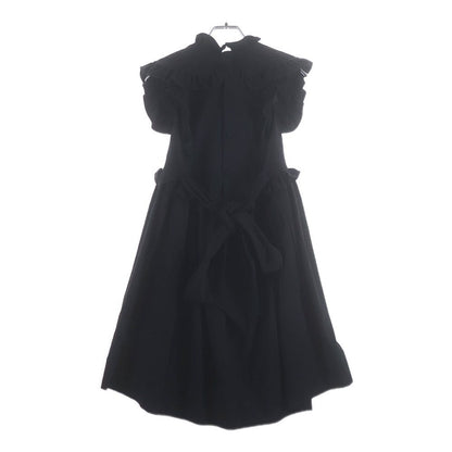 Balenciaga Frill Dress Black