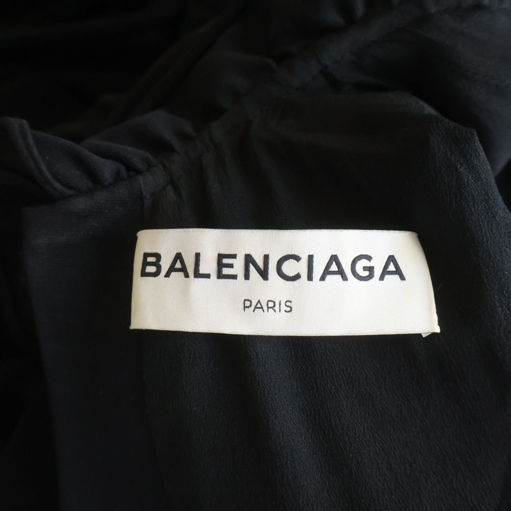 Balenciaga Frill Dress Black — view 6