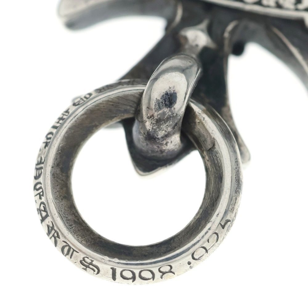 Chrome Hearts Dbl CH Prs Double CH Plus Pendant Top Silver — view 6