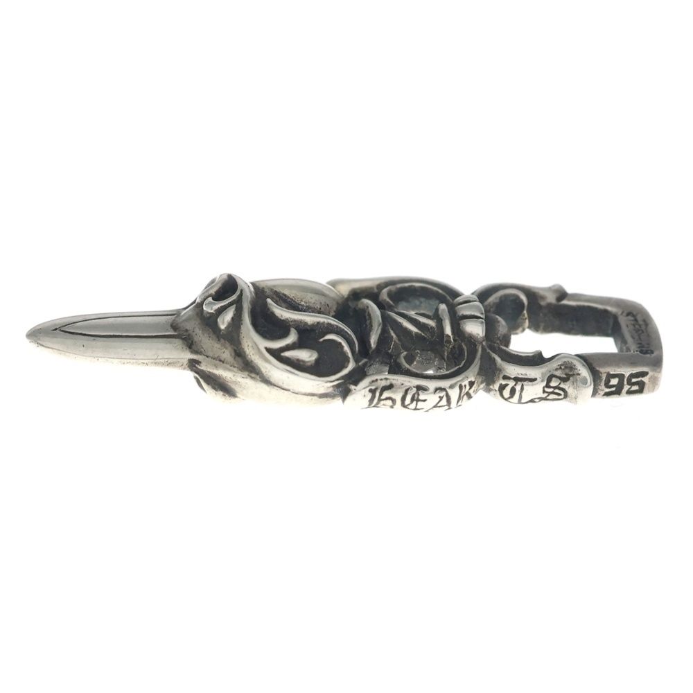 Chrome Hearts Dagger Heart Daga Pendant Top Silver — view 4