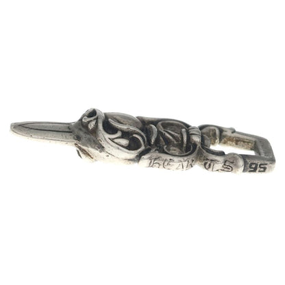 Chrome Hearts Dagger Heart Daga Pendant Top Silver — view 4