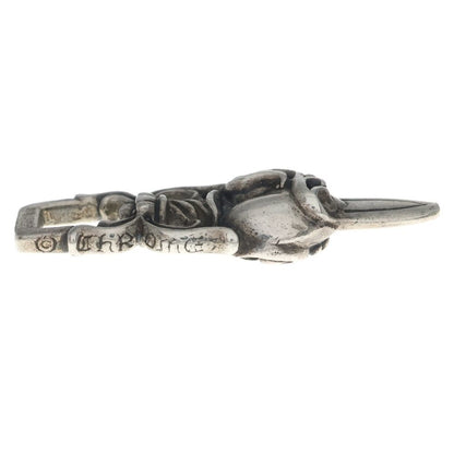 Chrome Hearts Dagger Heart Daga Pendant Top Silver — view 3