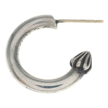 Chrome Hearts Hoop Plain Earrings Silver — view 4