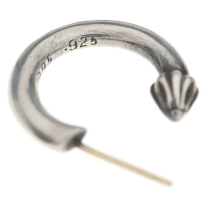 Chrome Hearts Hoop Plain Earrings Silver — view 6