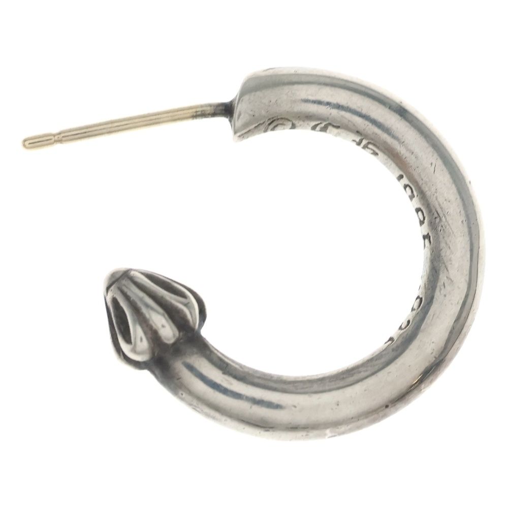 Chrome Hearts Hoop Plain Earrings Silver — view 3