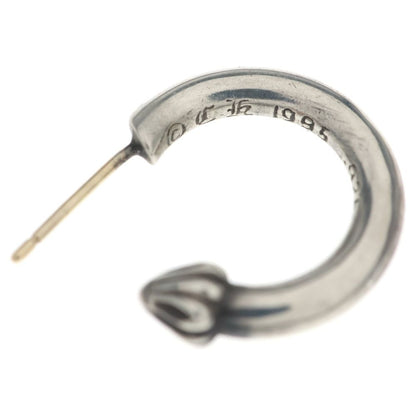Chrome Hearts Hoop Plain Earrings Silver — view 5