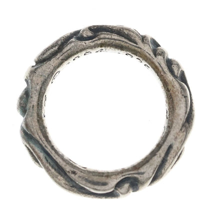 Chrome Hearts Scrl Band Scroll Ring Silver — view 6