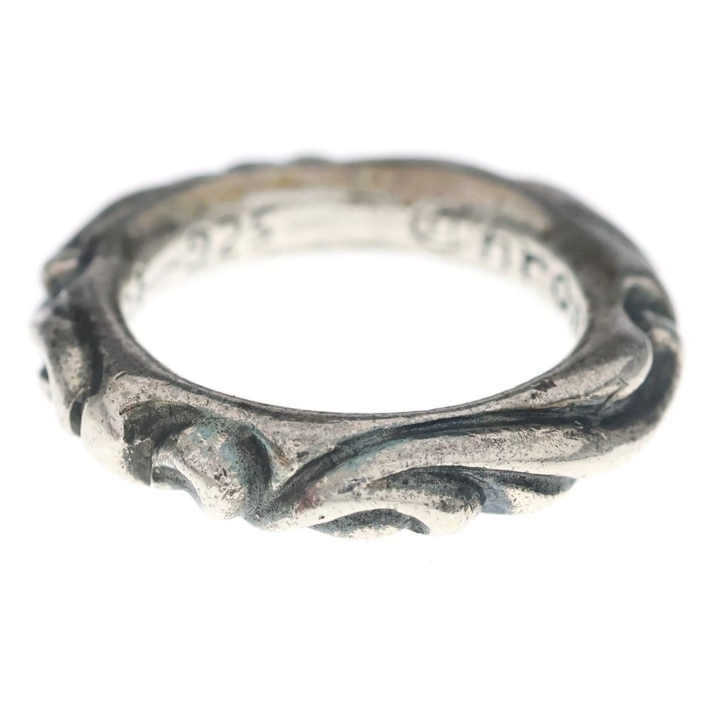Chrome Hearts Scrl Band Scroll Ring Silver — view 2