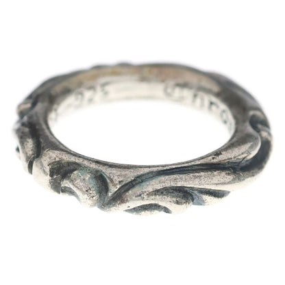 Chrome Hearts Scrl Band Scroll Ring Silver — view 2