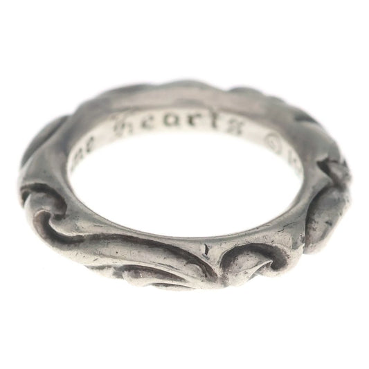 Chrome Hearts Scrl Band Scroll Ring Silver