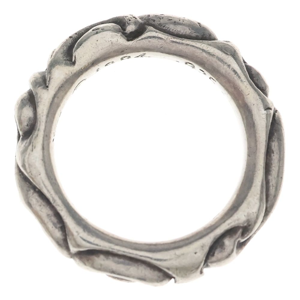 Chrome Hearts Scrl Band Scroll Ring Silver — view 6