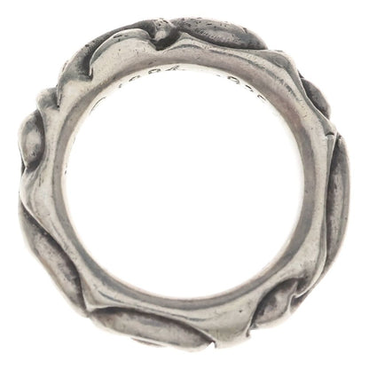 Chrome Hearts Scrl Band Scroll Ring Silver — view 6