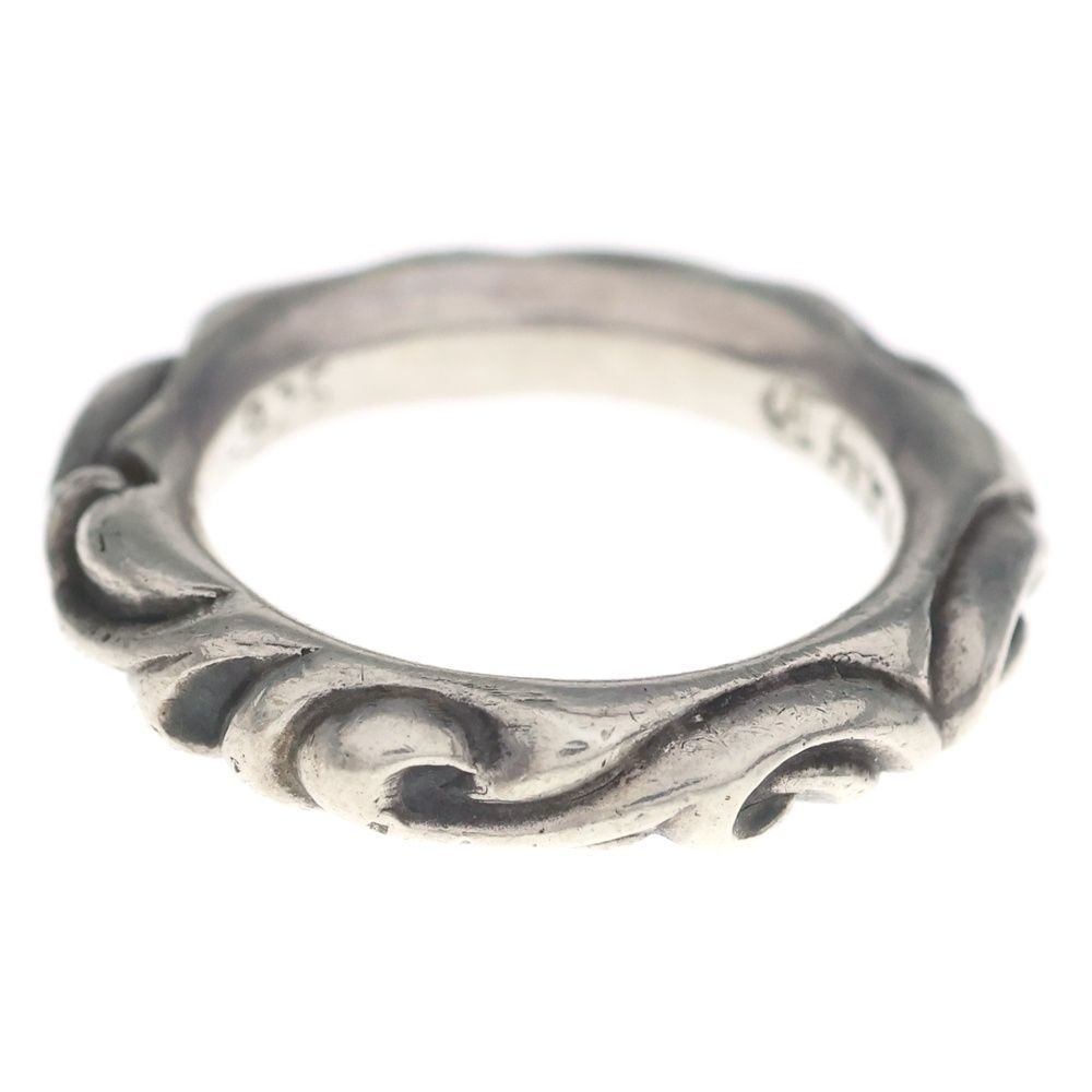 Chrome Hearts Scrl Band Scroll Ring Silver — view 2