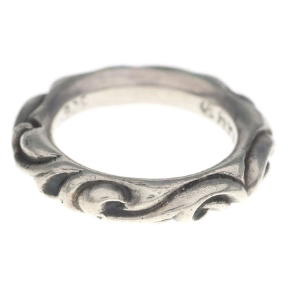 Chrome Hearts Scrl Band Scroll Ring Silver — view 2