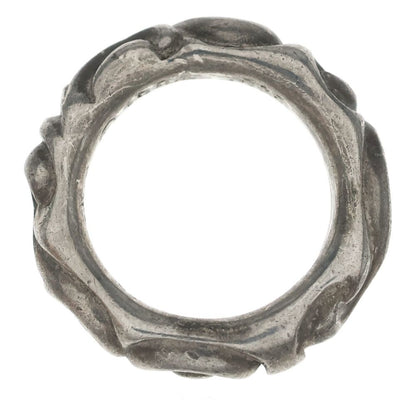Chrome Hearts Scrl Band Scroll Ring Silver — view 6