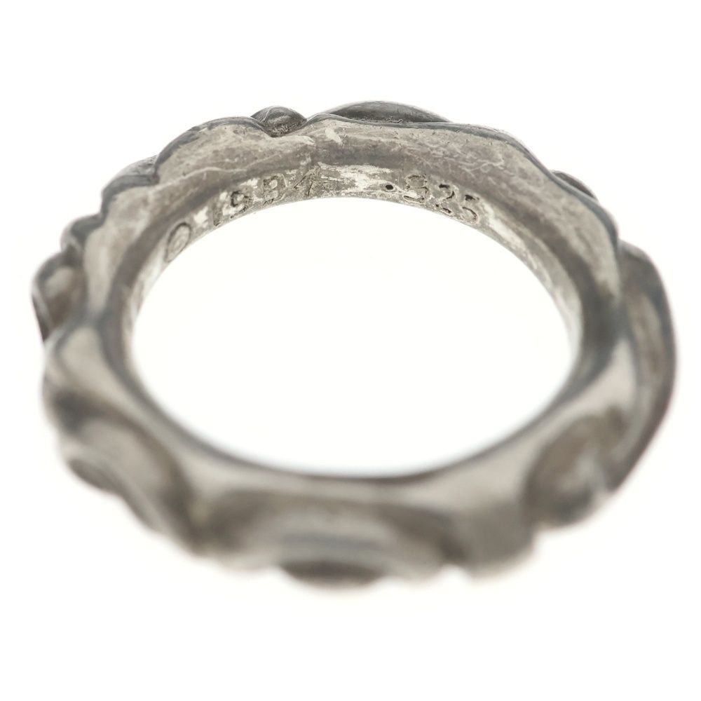 Chrome Hearts Scrl Band Scroll Ring Silver — view 5